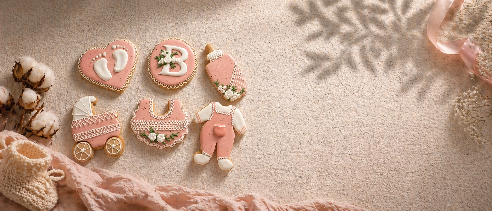 Bolachas Decoradas Chá de Bebê