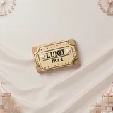 Bolacha Ingresso decorada à mão com glacê real, tema parque de diversão - Imagem 1
