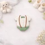Caixa Chá de Bebê Verde Sálvia com Bolachas de Especiarias Decoradas — Kit 6 Unidades - Imagem 6