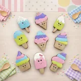 Caixa Sorvetinhos com Bolachas Decoradas — Kit Sortido (180g) - Imagem 1